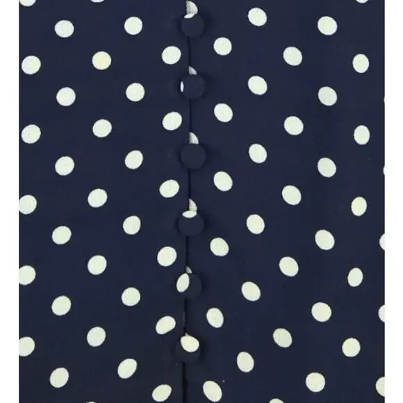 Sophie Rue | Leisha White Polka Dots Button Front Cami | Size XS - Picture 3 of 5